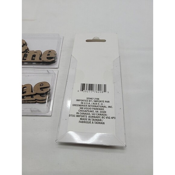 Crafter's Square Laser Cut Words Be Mine LOT OF 3 Packages TOTAL 9 Words New - Picture 5 of 5